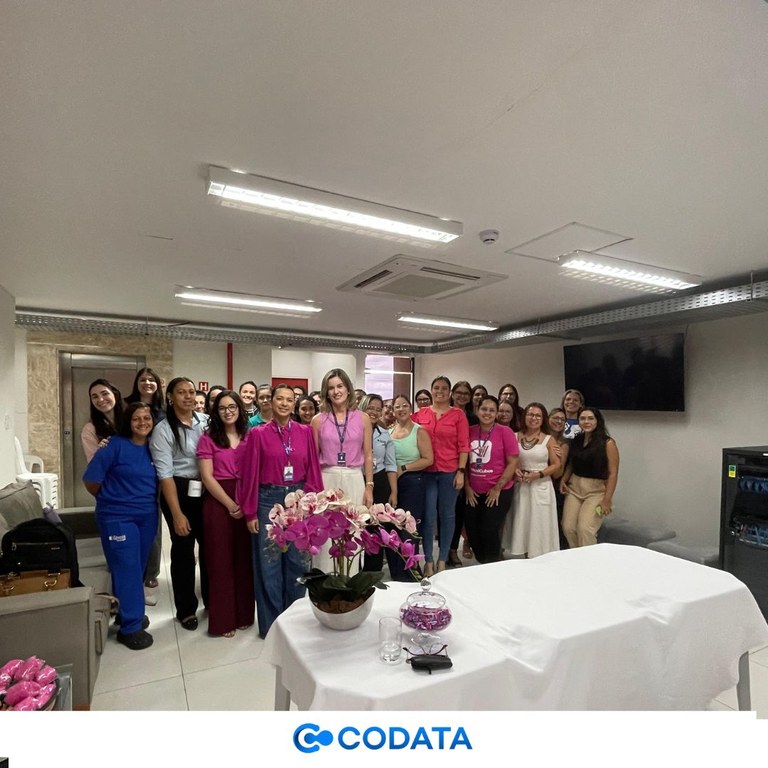 CODATA promove palestra “Prevenir é um Ato de Amor” em alusão ao Outubro Rosa