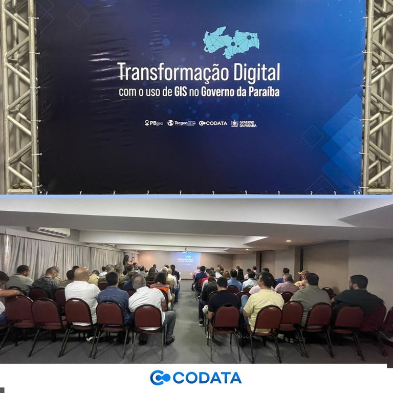 CODATA promove workshop sobre o uso de GIS na transformação digital do Governo da Paraíba CODATA promove workshop sobre o uso de GIS na transformação digital do Governo da Paraíba