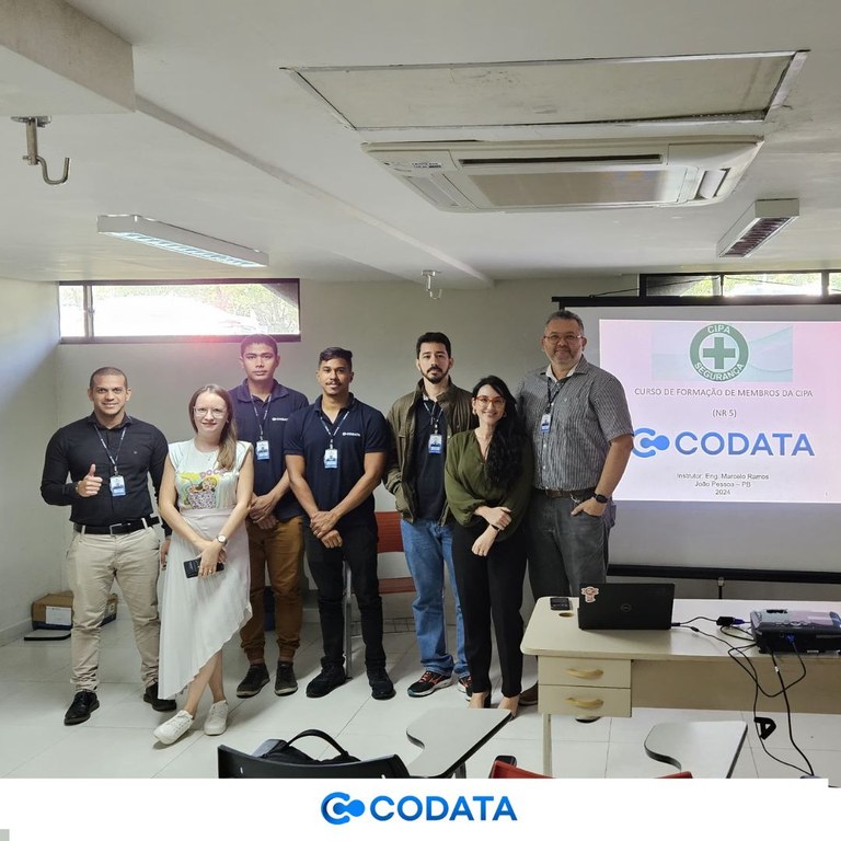 CODATA realiza capacitação Intensiva para membros eleitos da CIPA CODATA realiza capacitação Intensiva para membros eleitos da CIPA