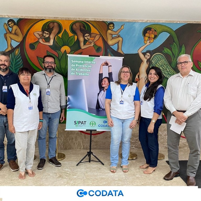 CODATA realiza com sucesso 1ª SIPAT - Semana Interna de Prevenção de Acidentes de Trabalho CODATA realiza com sucesso 1ª SIPAT - Semana Interna de Prevenção de Acidentes de Trabalho
