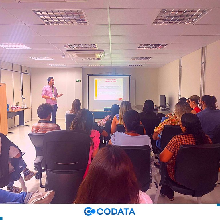 Outubro Rosa: CODATA promove palestra sobre prevenção ao Câncer de Mama Outubro Rosa: CODATA promove palestra sobre prevenção ao Câncer de Mama