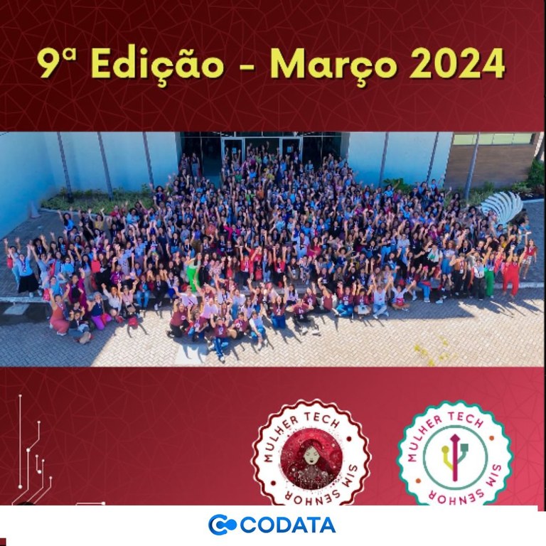 Servidoras da CODATA participam do “Mulher Tech Sim Senhor” - O maior encontro de mulheres de tecnologia do Brasil Servidoras da CODATA participam do “Mulher Tech Sim Senhor” - O maior encontro de mulheres de tecnologia do Brasil